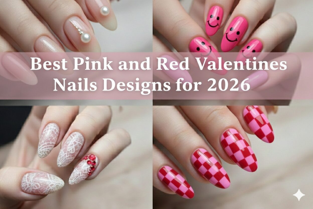 Best Pink and Red Valentines Nails Designs for 2026