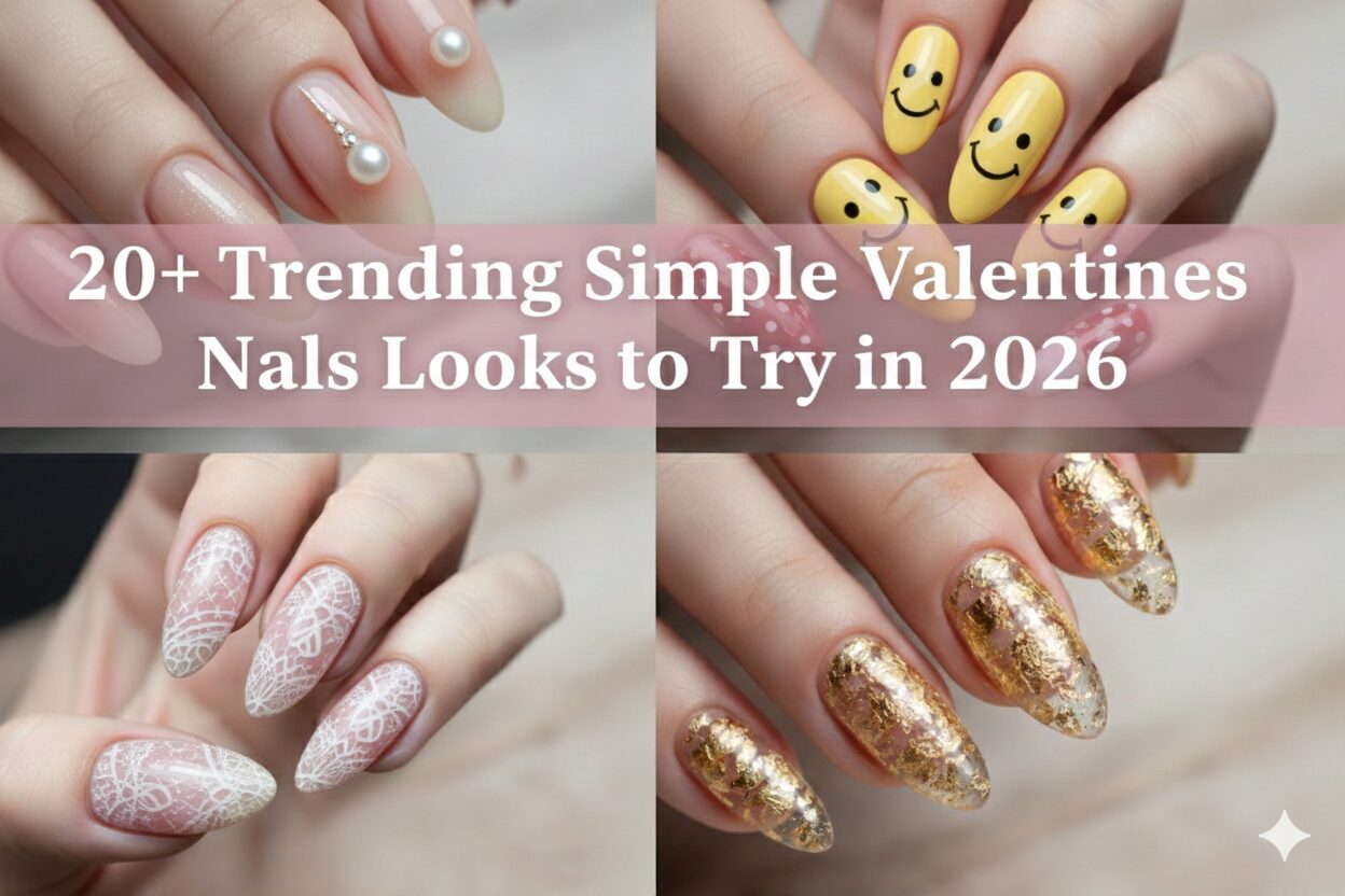20+ Trending Simple Valentines Nails Looks to Try in 2026