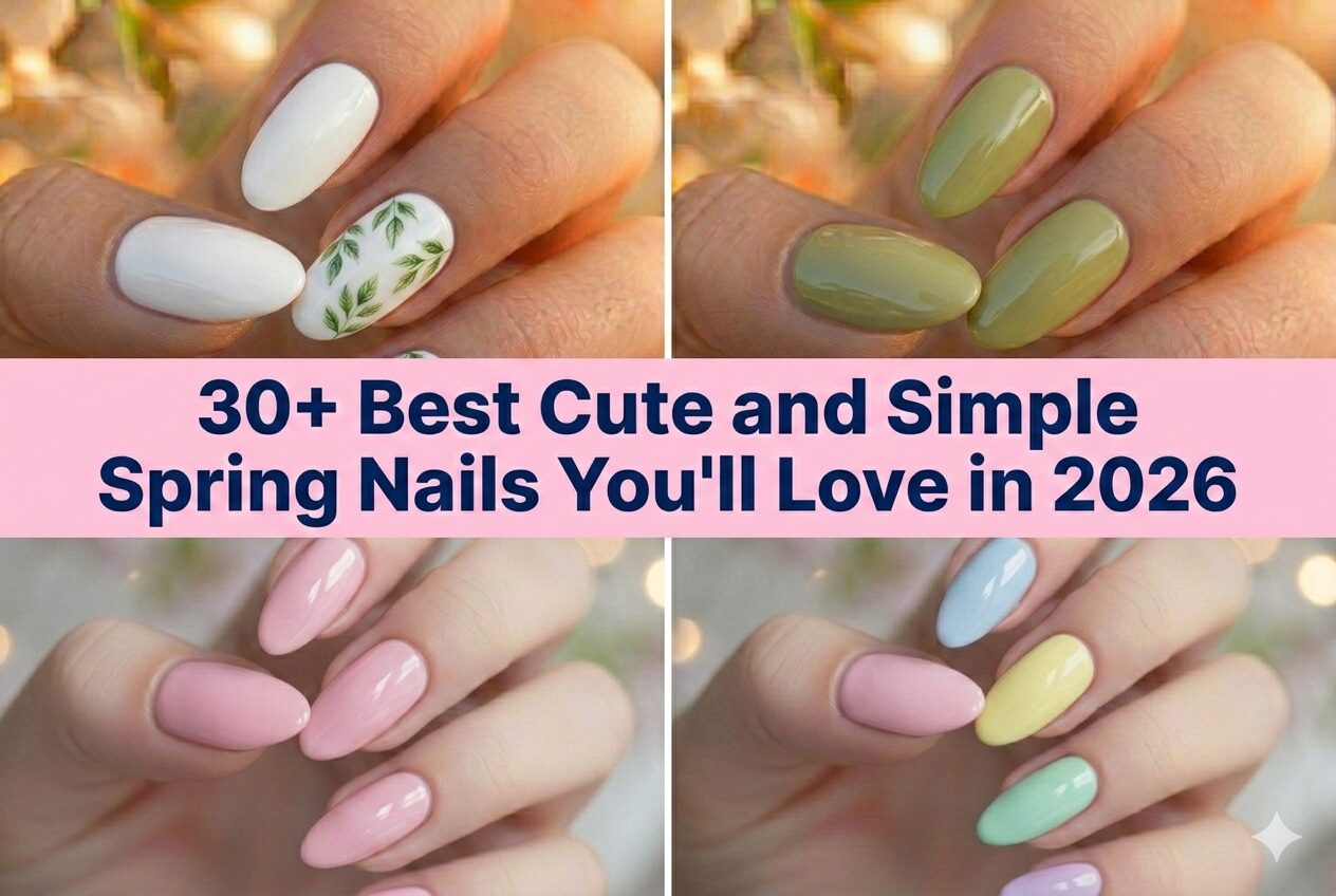 30+ Best Cute and Simple Spring Nails You'll Love in 2026