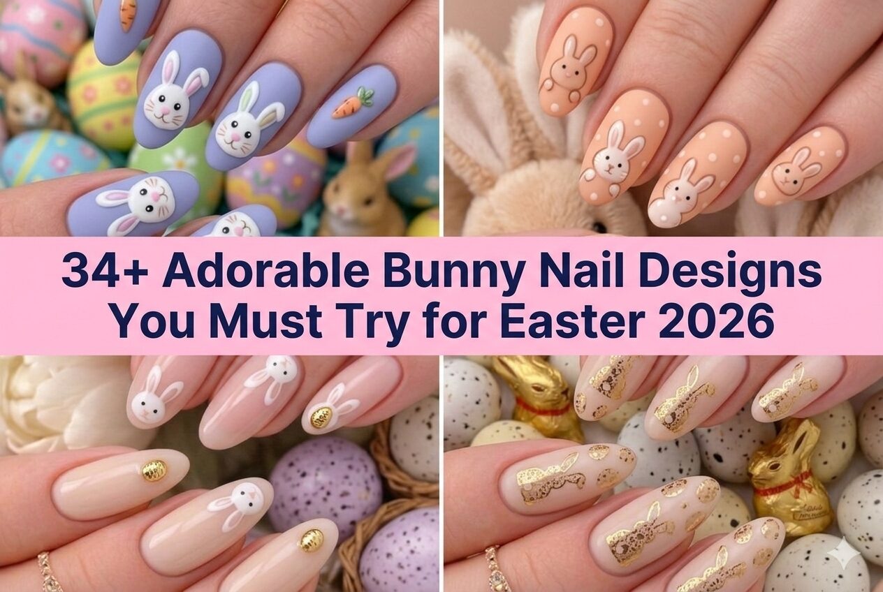 34+ Adorable Bunny Nail Designs You Must Try for Easter