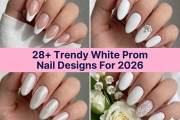 28+ Trendy White Prom Nail Designs For 2026