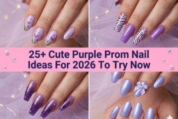 25+ Cute Purple Prom Nail Ideas For 2026