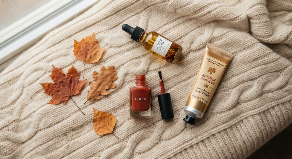 Products and colors to help you learn how to transition nails from summer to fall