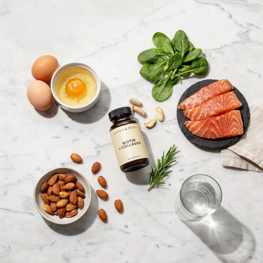 ail healthy foods and supplements for a complete nail care routine for natural nails
