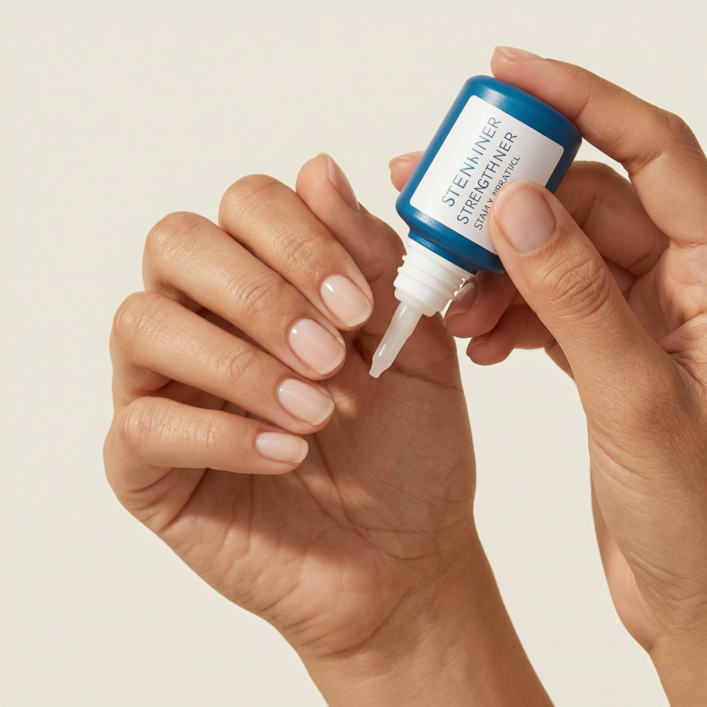 Healthier natural nails after using the best nail strengthener for thin brittle nails