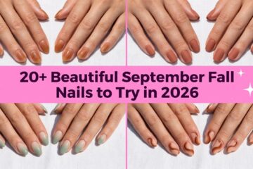 Collage of beautiful September fall nails to try in 2026